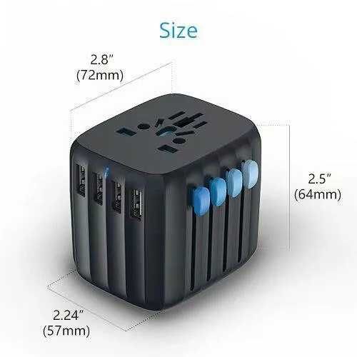 Nowy, kompaktowy adapter podróżny Zendure ZDPPA 4xUSB
