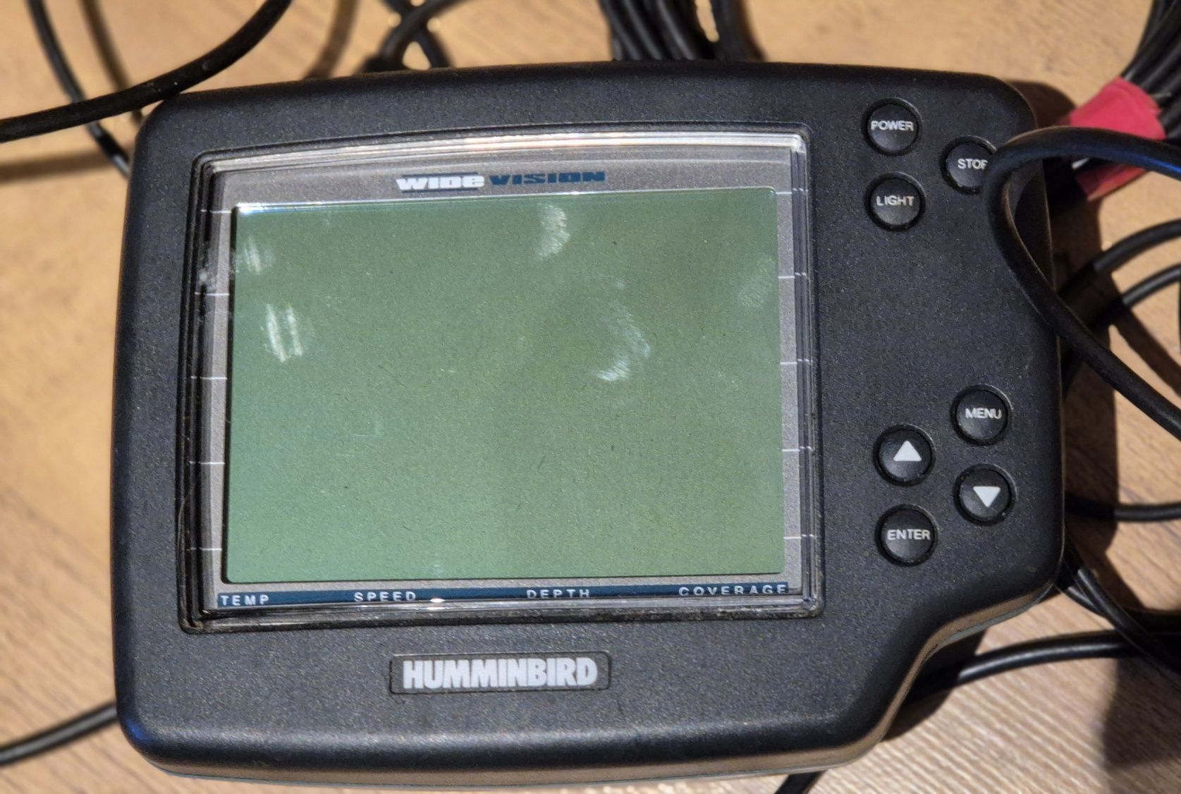 Echosonda sonar HUMMINBIRD wide vision