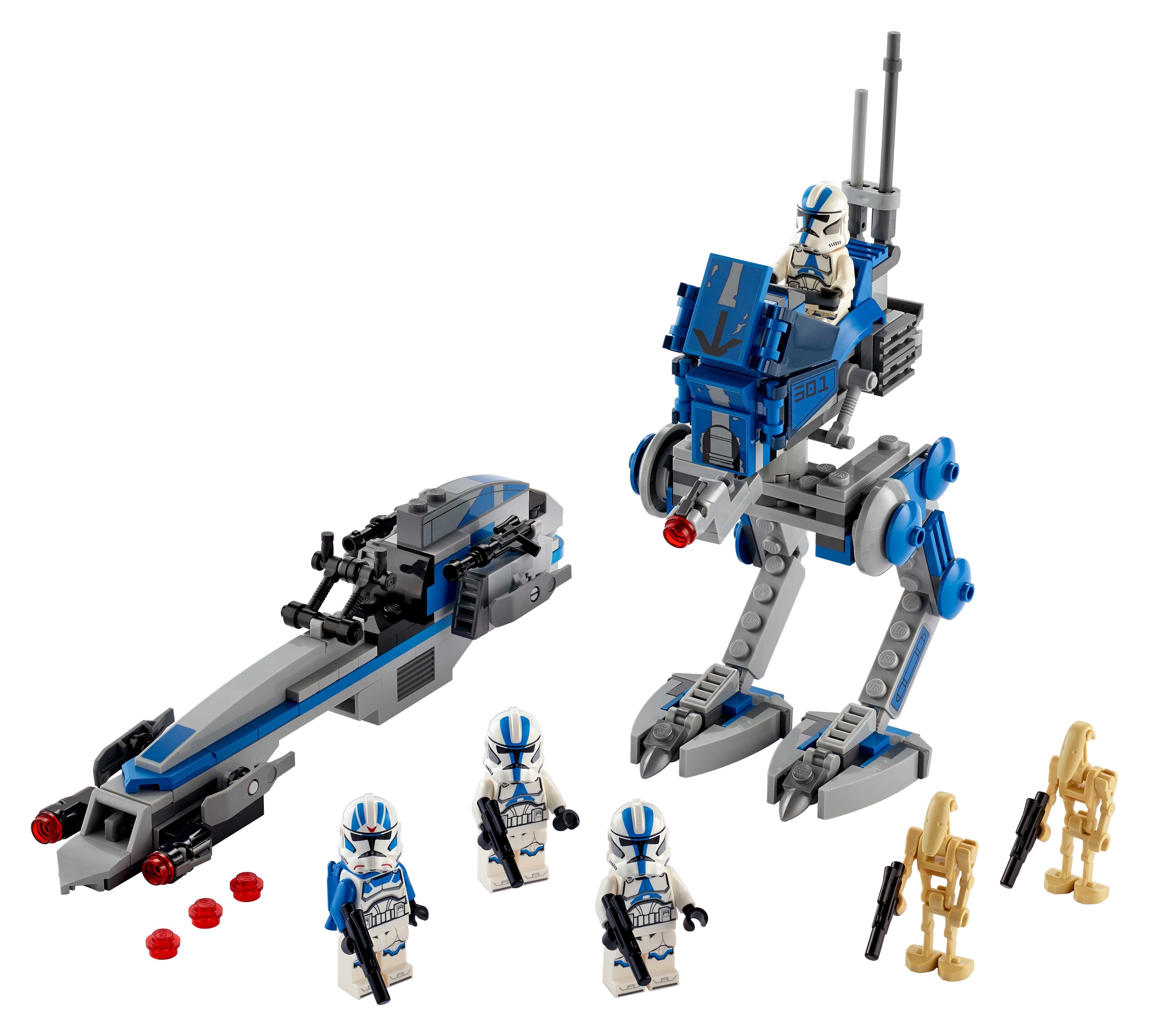 Nowe Lego Star Wars 75280 Żołnierze klonu z 501 legionu