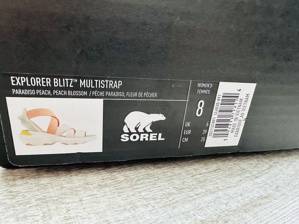 Sorel сандалі жіночі 25 см Нові Оригінал