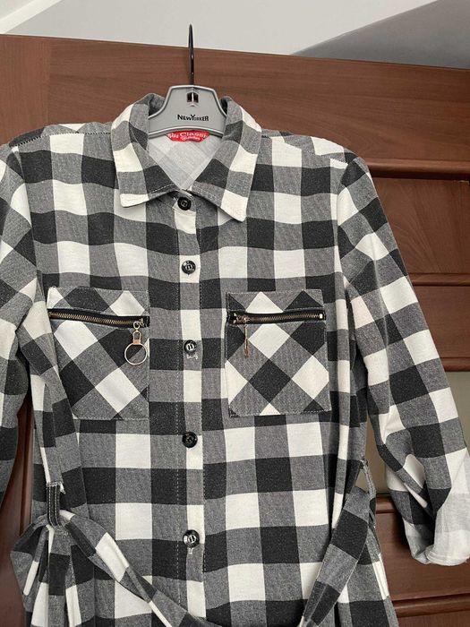 Bluzka tunika z paskiem