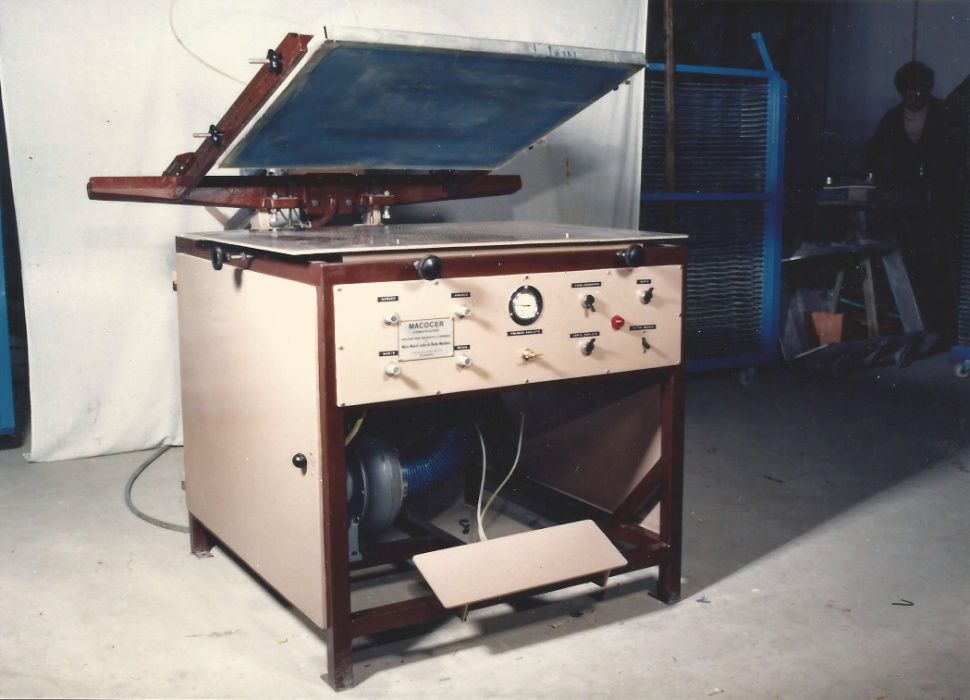 Maquina serigrafia semi automatica Macocer