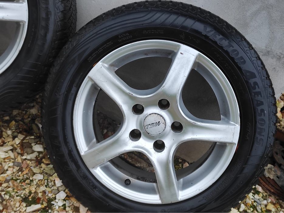 Alufelgi TSW z oponami zimowymi 5x112 skoda vw polo fabia 185/65/15