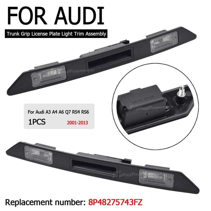 Кнопка ручка  Накладка крышки багажника Audi A3 RS3 RS4 RS6 Q7 A4 A6