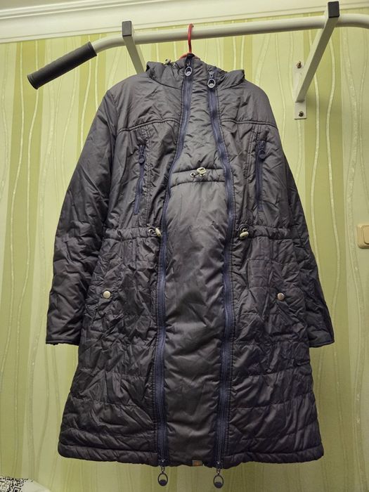 Куртка тепла для вагітних, слінгокуртка love&carry, розмір L (40) кол