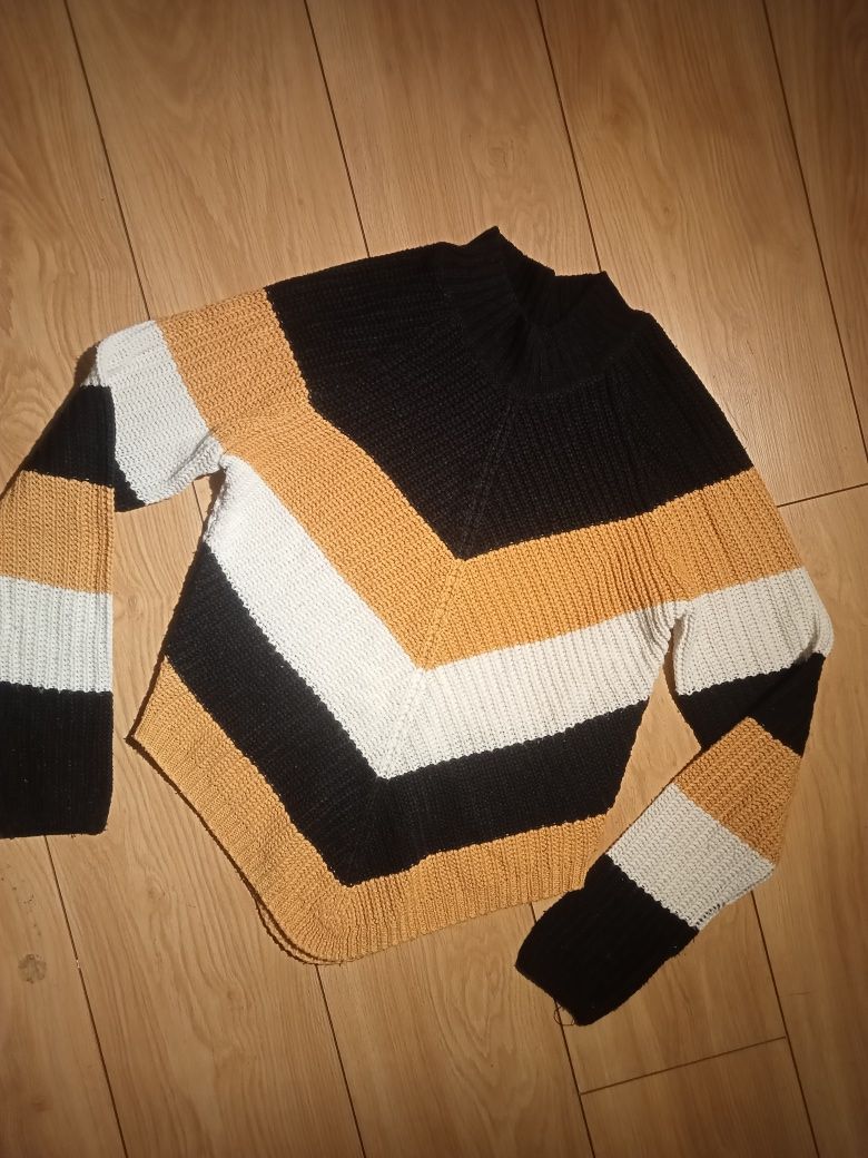 sweter w pasy rozmiar XS