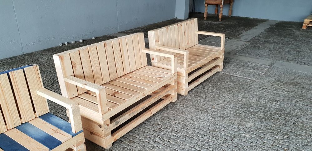 Sofás em Paletes madeira