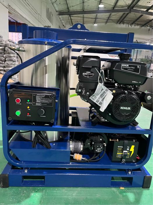 Mobilna myjka ciśnieniowa 300 BAR gorąco-wodna+zbiornik na wodę 1000l