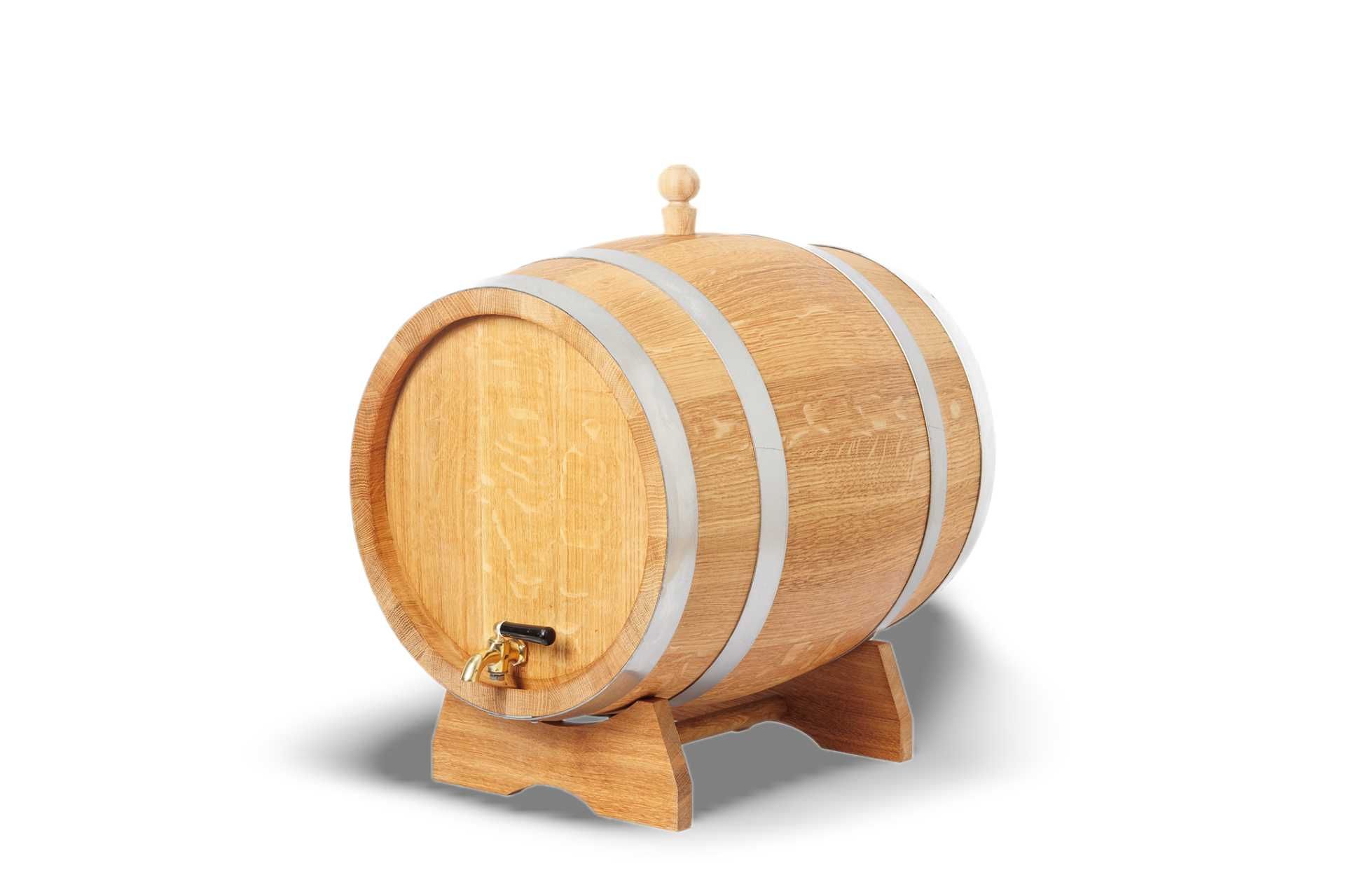 Dębowe beczki 1L 2L 3L 5L 10L 15L 20L 30L 50L na whisky bimber nalewki