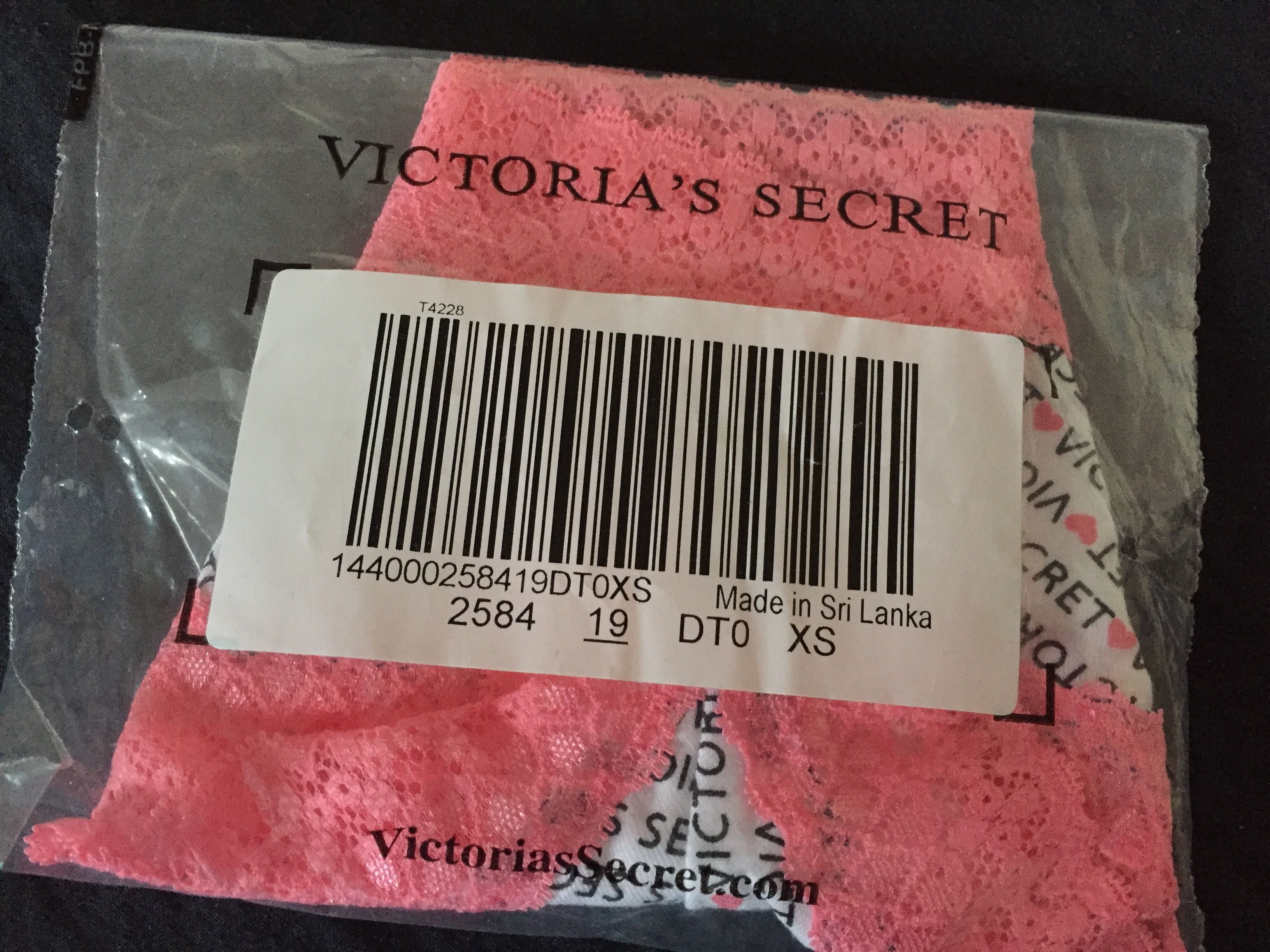 Victoria’s Secret Nowe Delikatne Figi z USA rozmiar XS/S Logowane