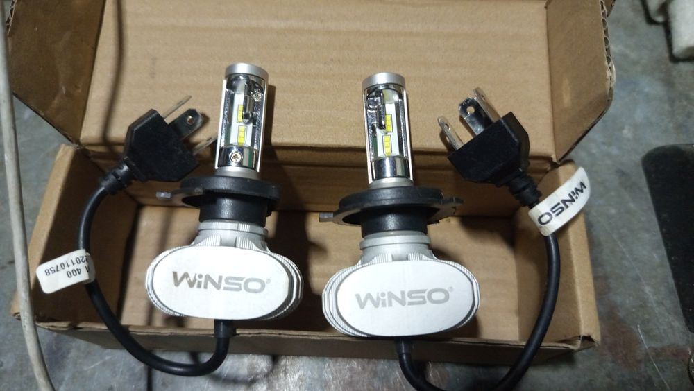 Led лампа H4 Winso б/у стояли на авто 3недели снял перед продажей авто