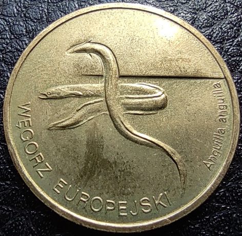 2 zł 2003 Węgorz europejski