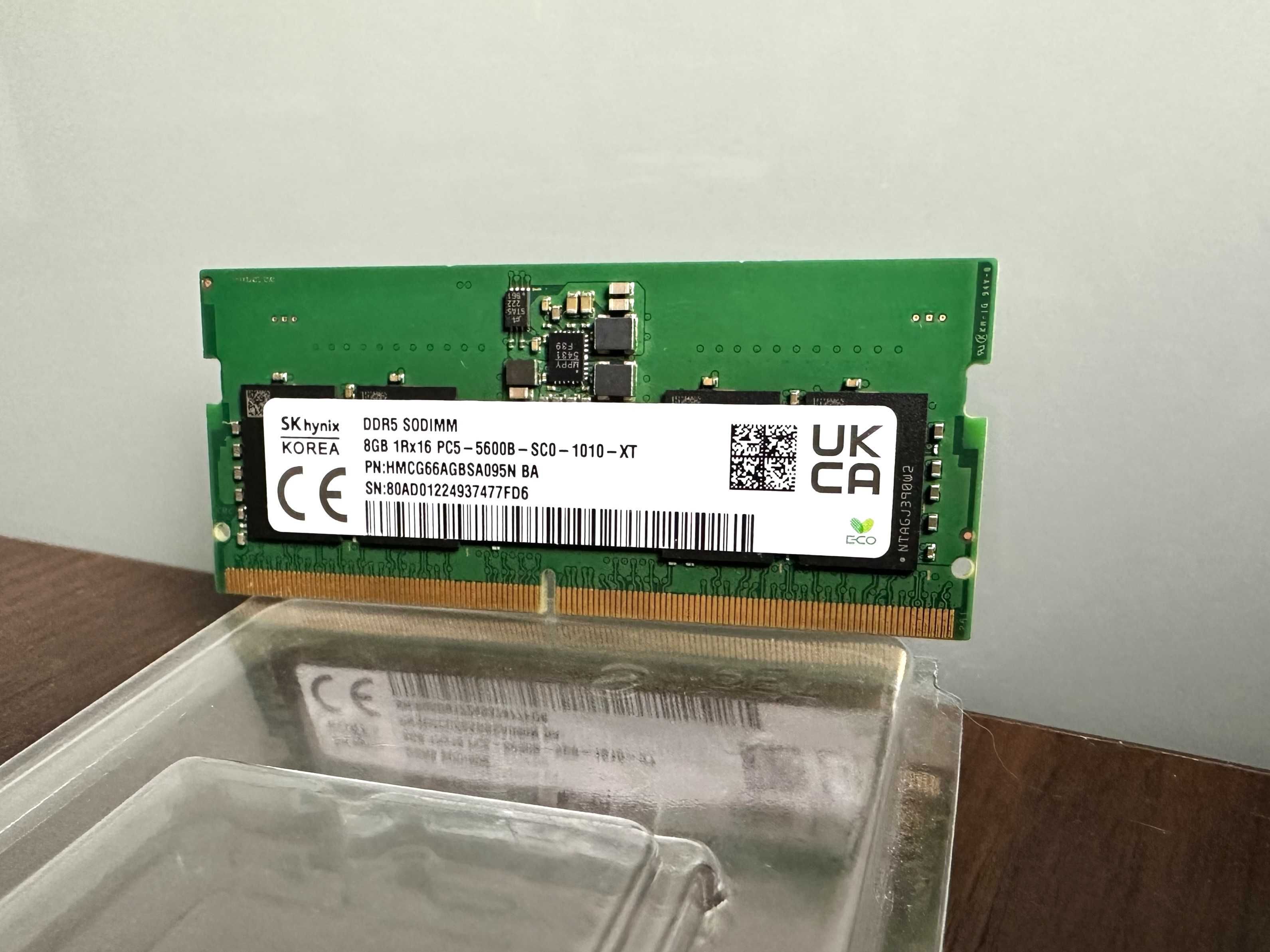 Оперативная память SK hynix 8 GB SO-DIMM DDR5 5600 MHz