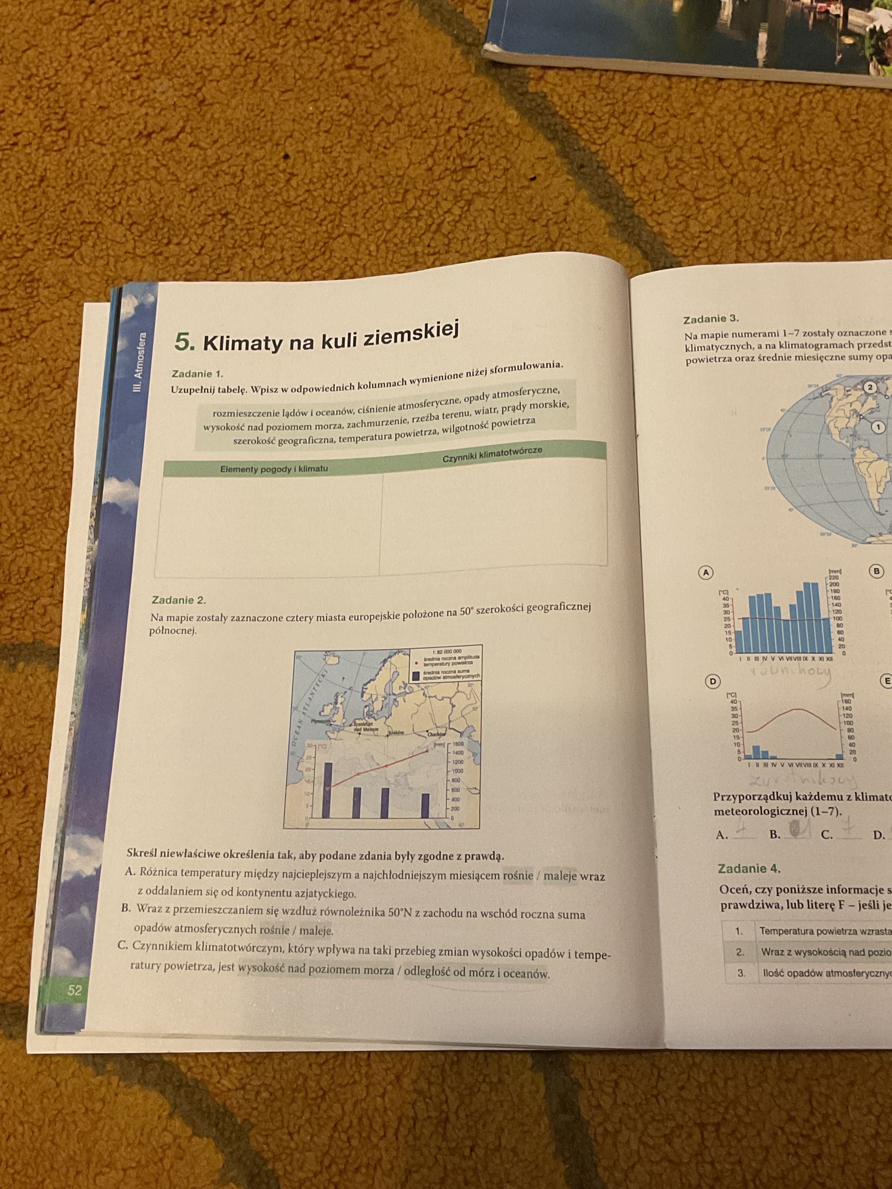 Oblicza geografii 1 karty pracy