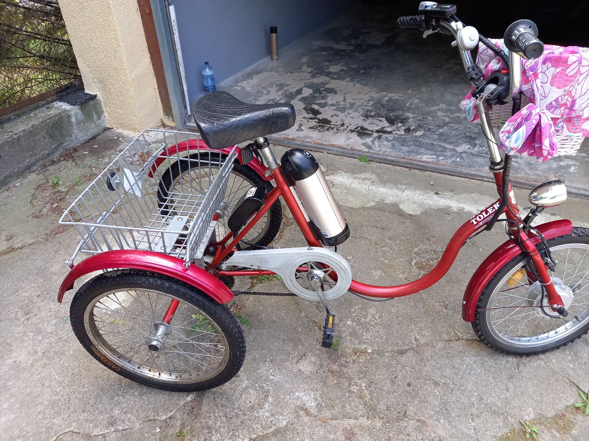 Rehabilitacyjny rower trójkołowy elektryczny Tolek