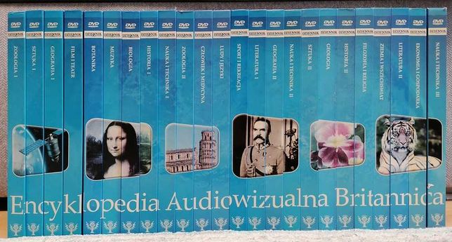 Encyklopedia Audiowizualna Britannica - 24 tomy z płytami DVD