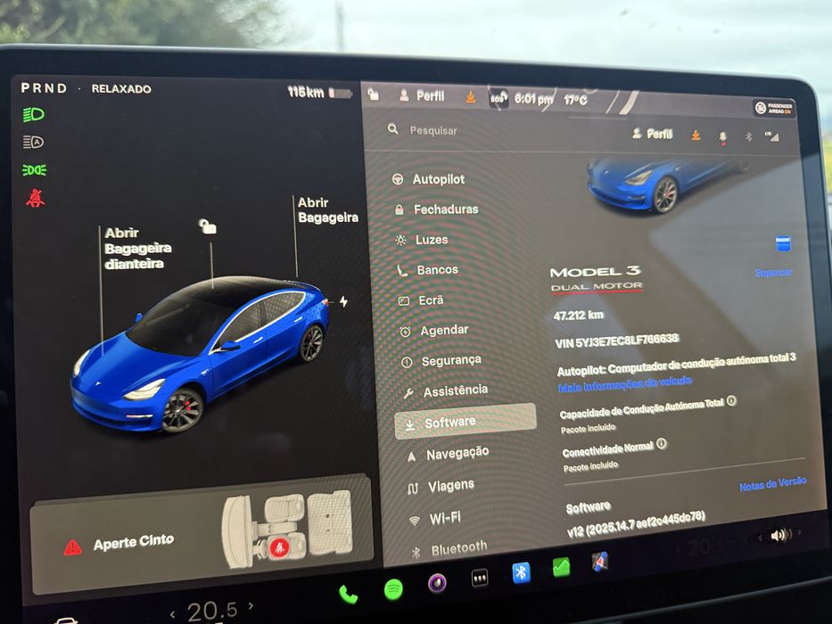 Tesla Model 3 long range Performance