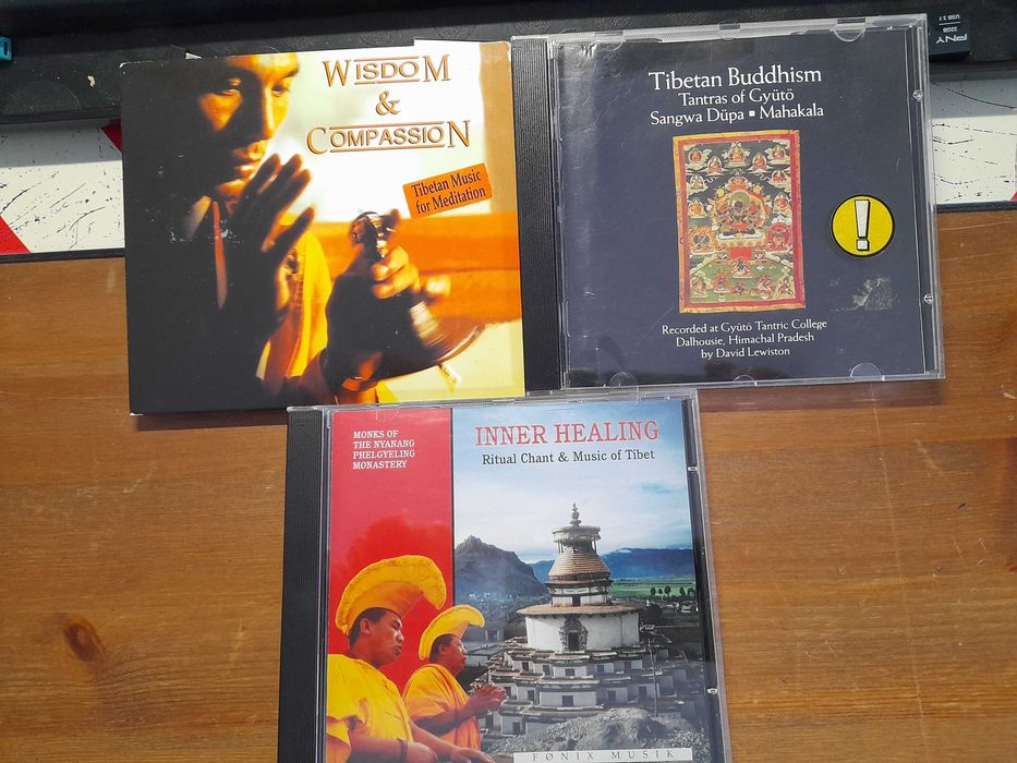 Pack 3 Cds Musica  canto  Budista  Tibet gravações original bom estado