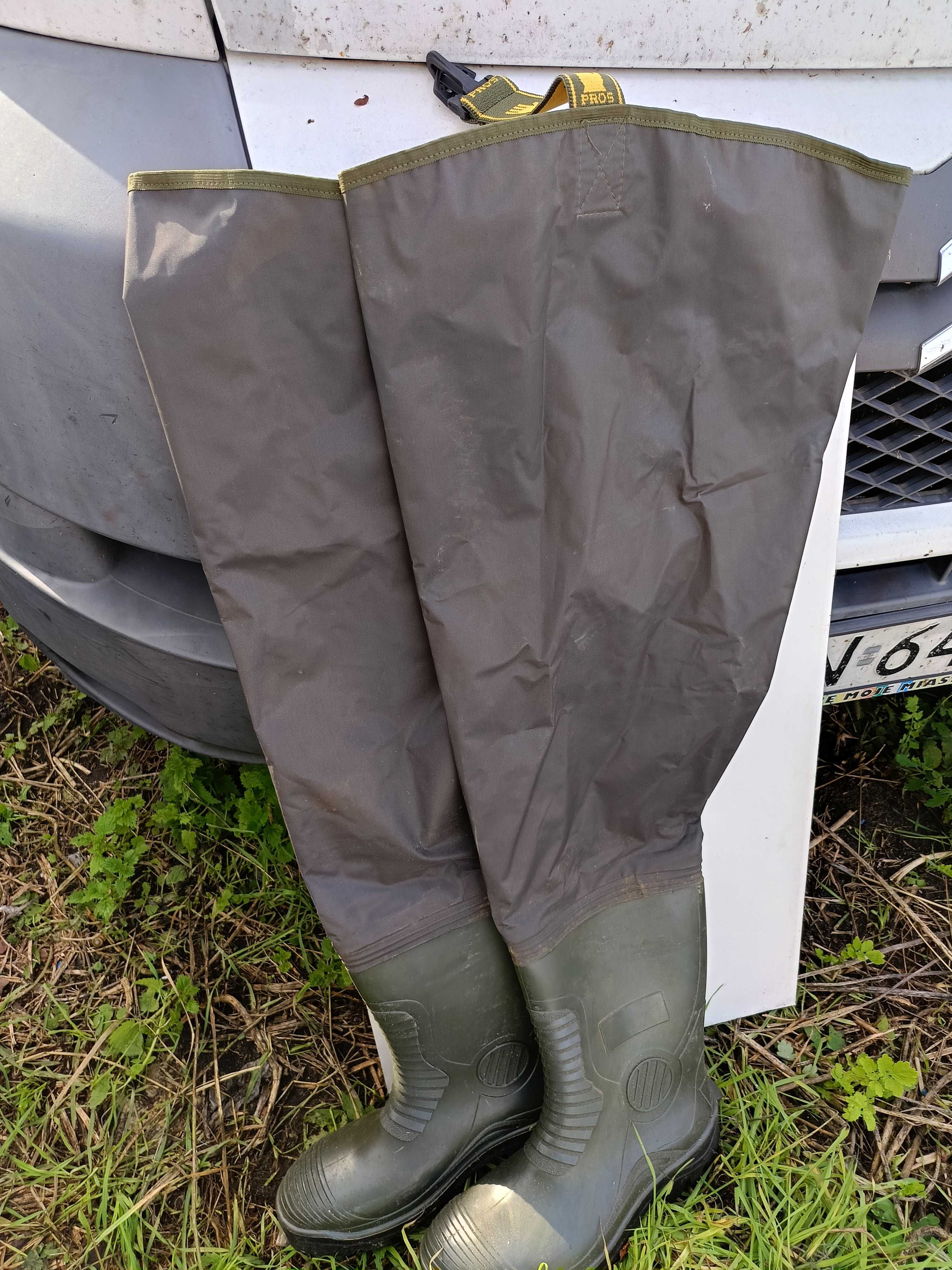 nowe wodery  '' PROS ''  nylonowe buty na ryby POLSKIE