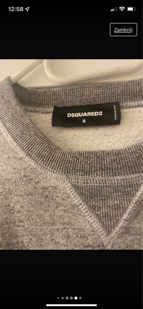 Dsquared2 dres komplet oryginalny