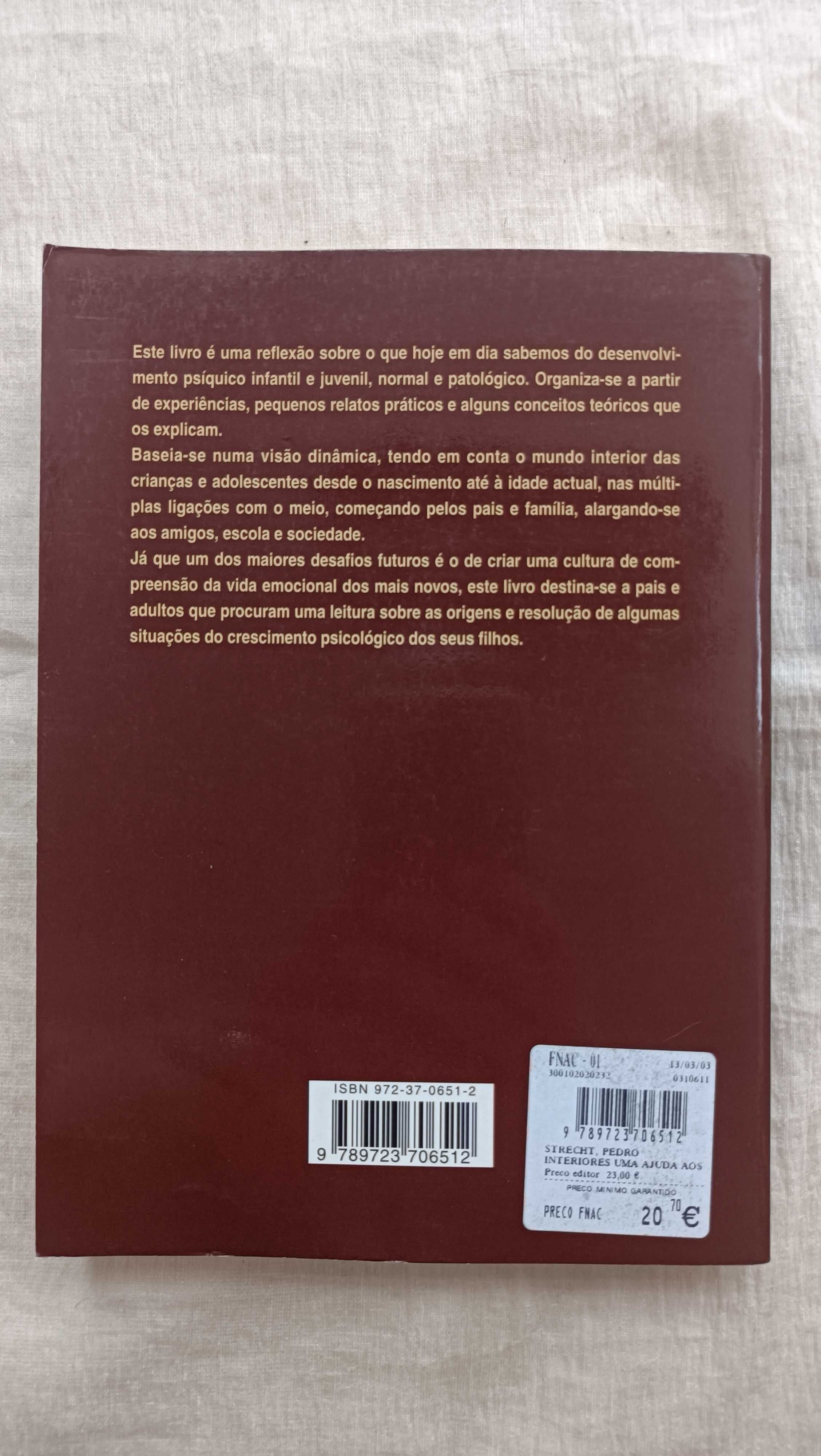 Livro Interiores - Uma ajuda aos pais sobre a vida... de Pedro Strecht