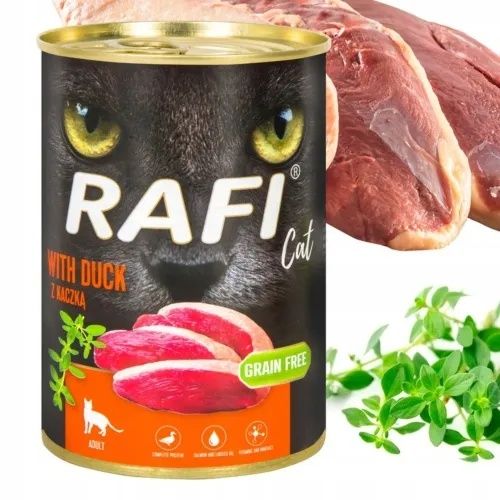 Karma puszka Rafi kot 24x400g mix