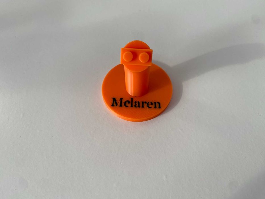 Suporte para mini carro de F1 LEGO - Mclaren