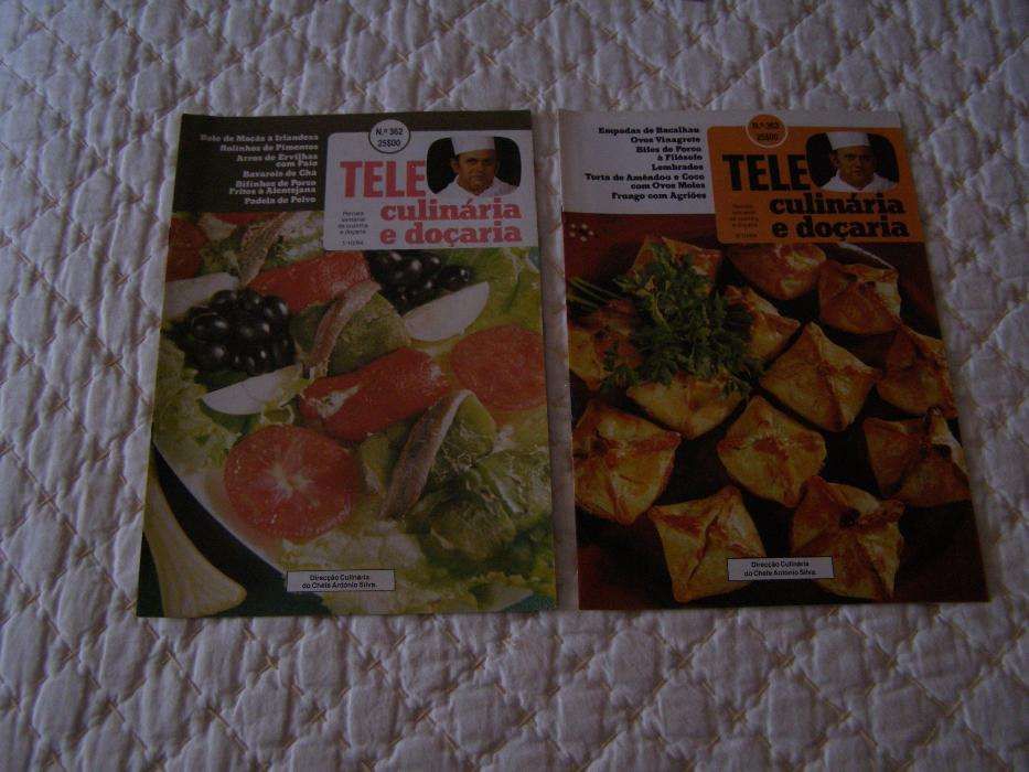 Revistas TELE culinária e doçaria - Chef Silva