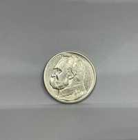 Moneta srebrna II RP 2 złote Piłsudski z 1934r. Ładna