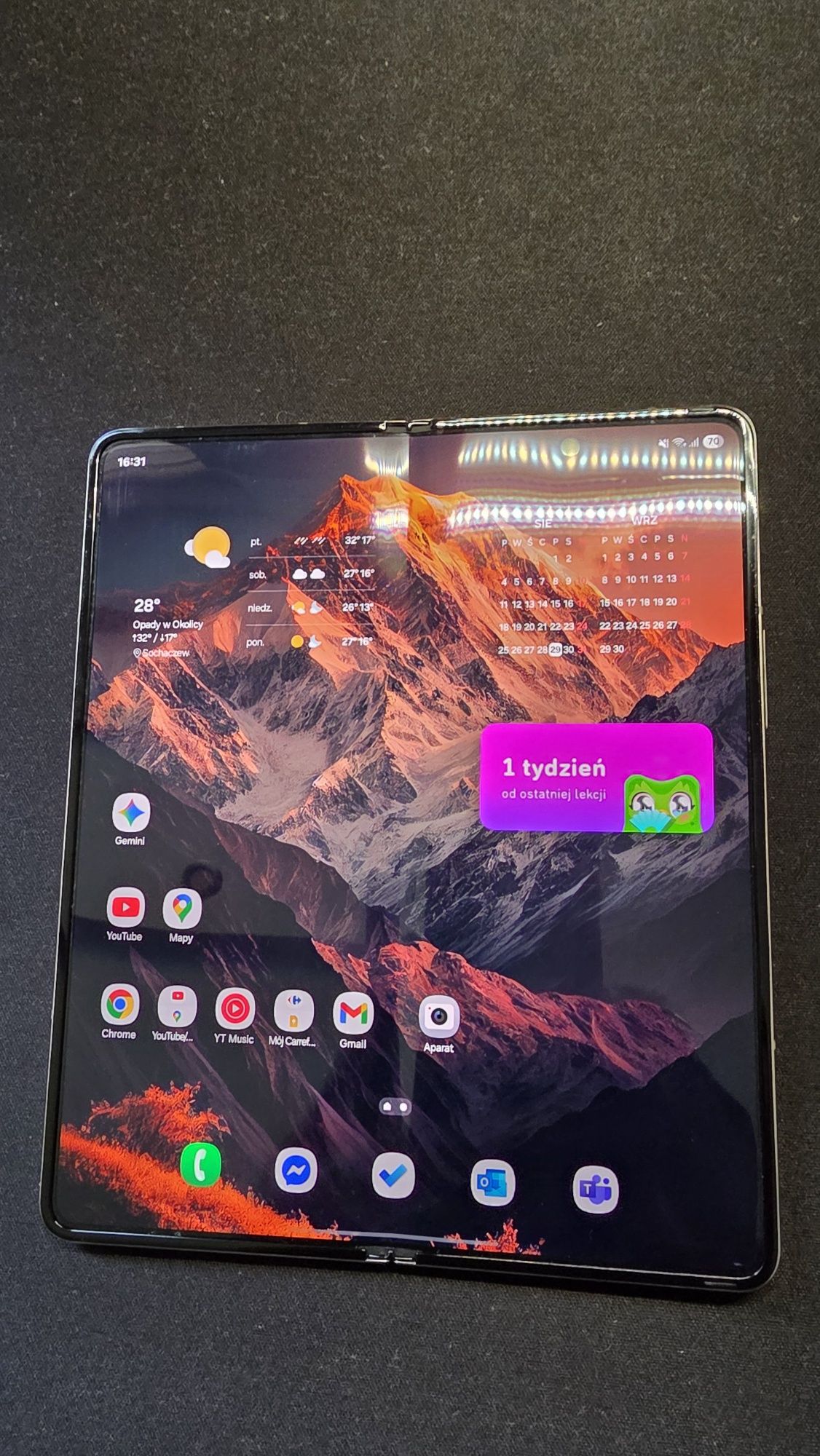 Samsung Galaxy Fold 4, beżowy, 512GB