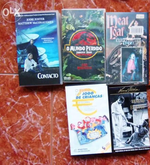 Cassetes VHS Originais de qualidade