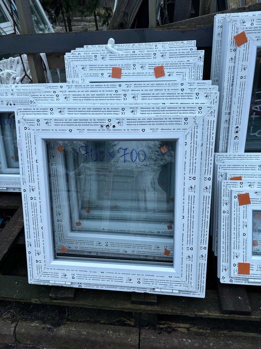 Okna Pcv 700 x 700 Nowe w Cenie Używanych z Niemiec ! Szczecin !!!