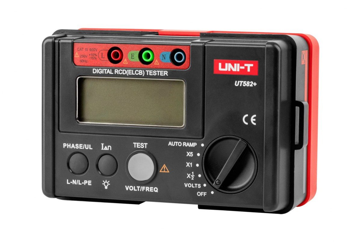 cyfrowy tester wyłączników rcd uni-t ut582+