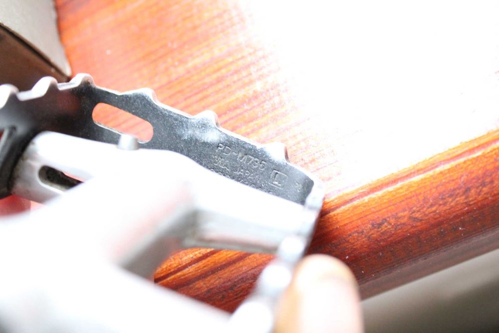 pedały rowerowe shimano deore XT platformowe PD-M735 retro mtb co9