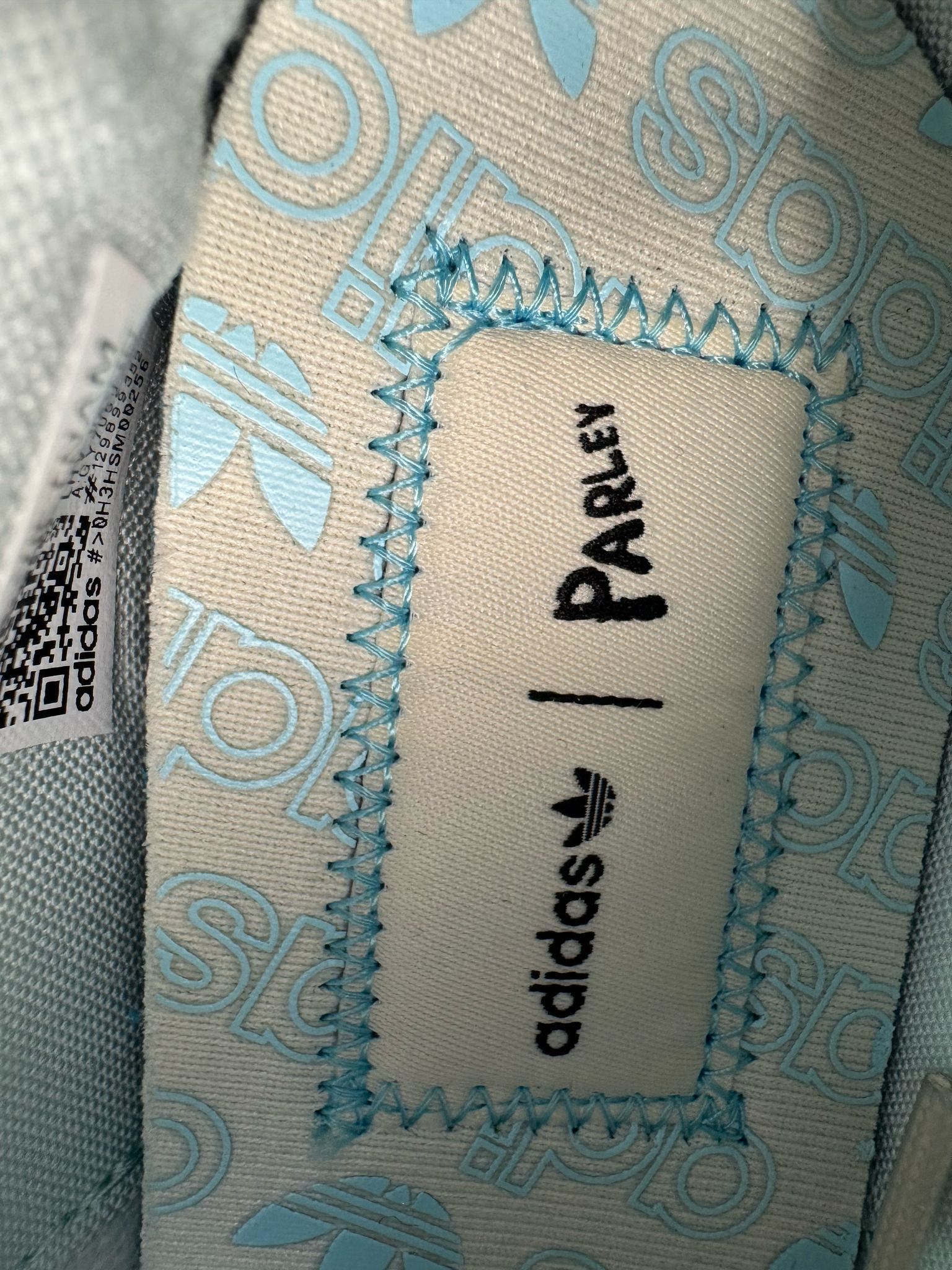 Nowe sneakersy ADIDAS PARLEY Nizza Platforma J błękitne 38 2/3