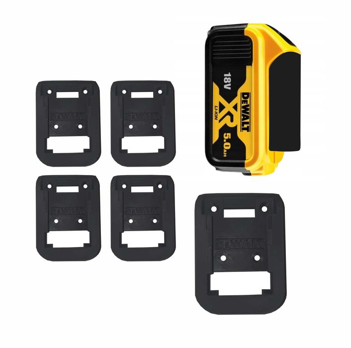 Dewalt 18V SOLIDNY uchwyt na baterie 4 SZTUKI