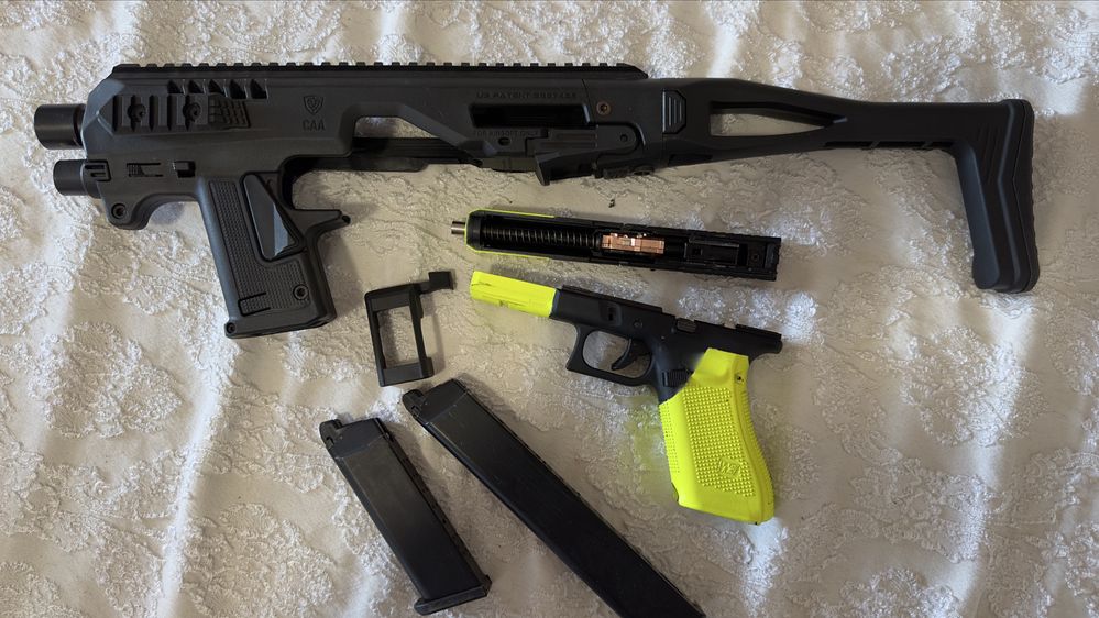 Glock 17 com kit airsoft aceito trocas