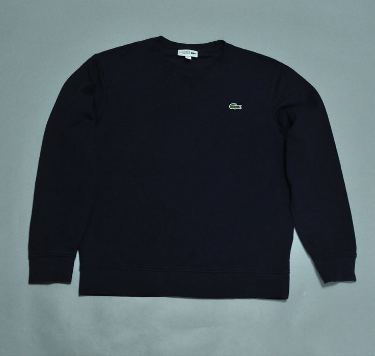 Lacoste оригинал свитшот мужской кофта тёмно синий лакоста