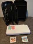 Nintendo 2DS XL White/Lavender + gra Tomodachi + 2 gry