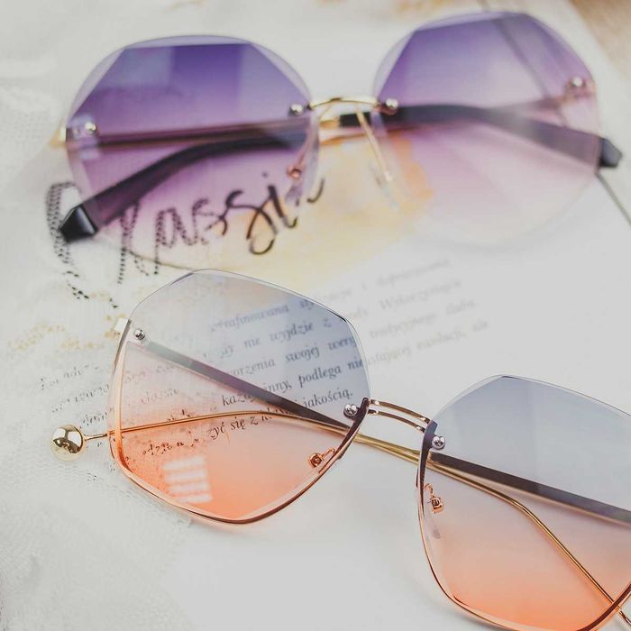 2023 Ekskluzywne damskie okulary przeciwsłoneczne + ETUI