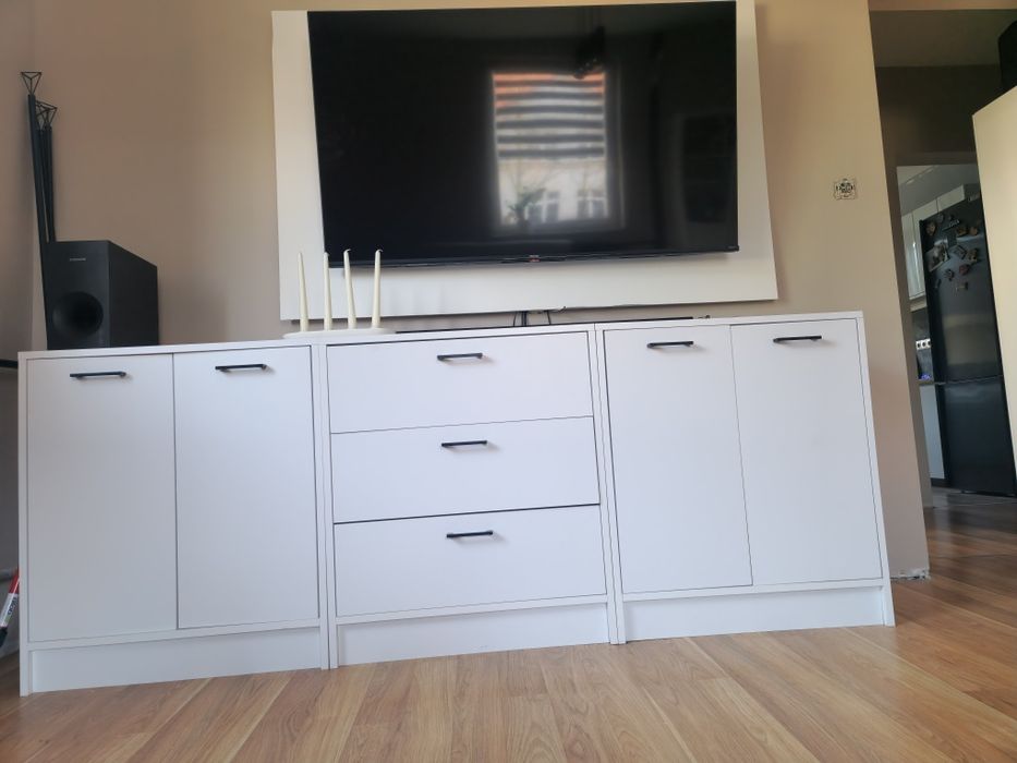 Komoda biala komoda szafka szafa  komoda z szufladami