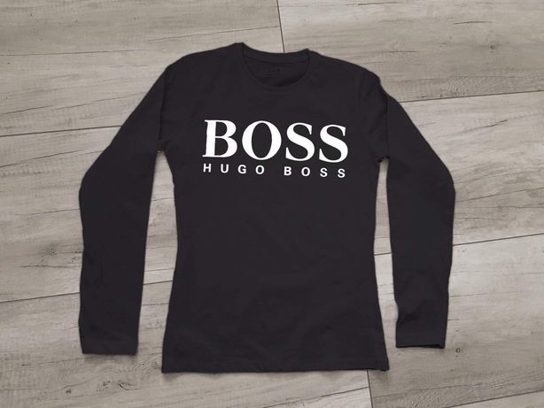 Koszulki z długim rękawem damskie i męskie S M L XL XXL Hugo Boss