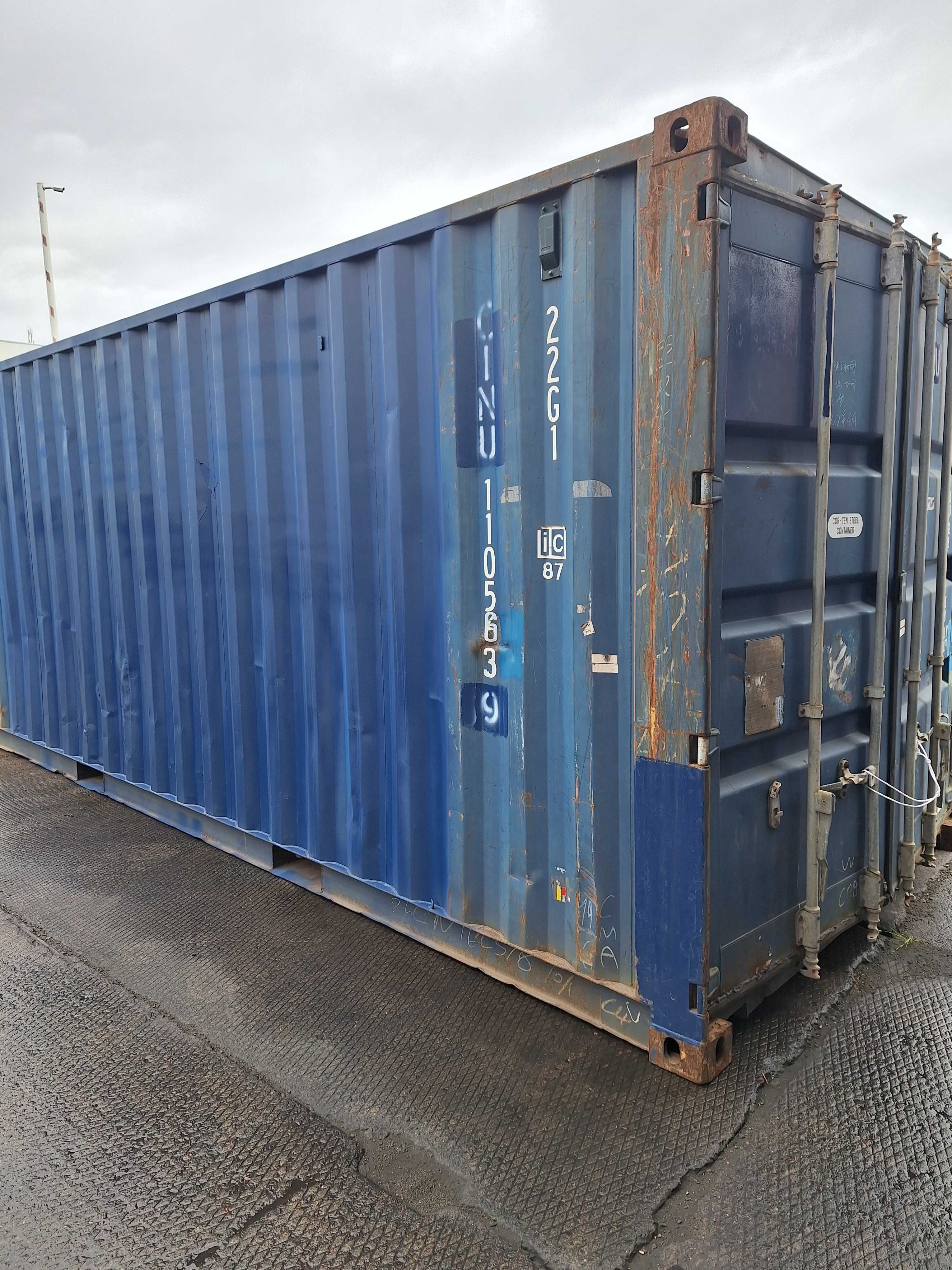 Kontener morski używany 20 DC Szczecin Tani transport