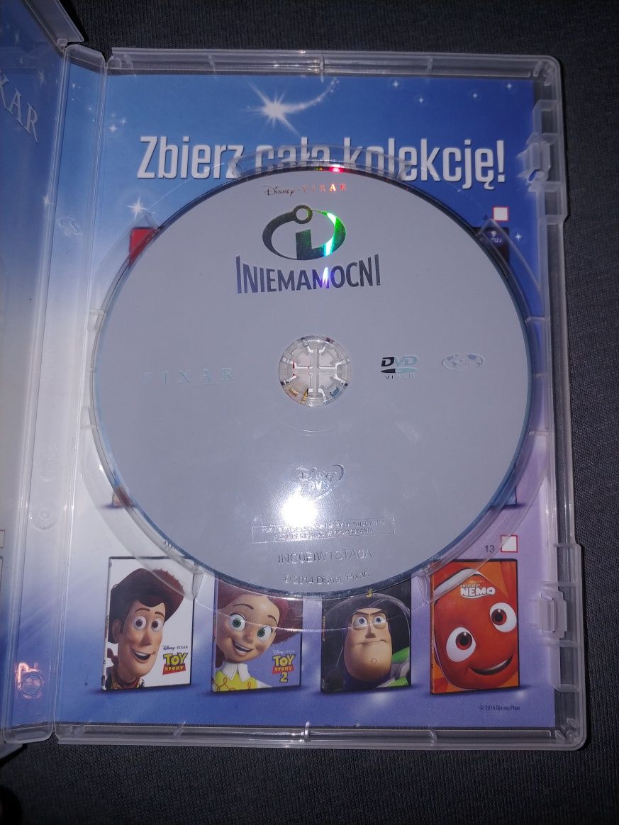 Używany Film Disney Pixar Iniemamocni DVD z polskim dubbingiem