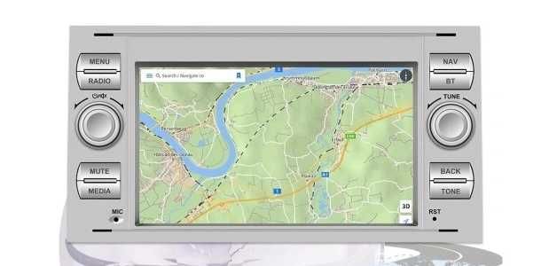 Uniwersalne Radio samochodowe M100 silver FordFiestaGalaxyKuga Transit