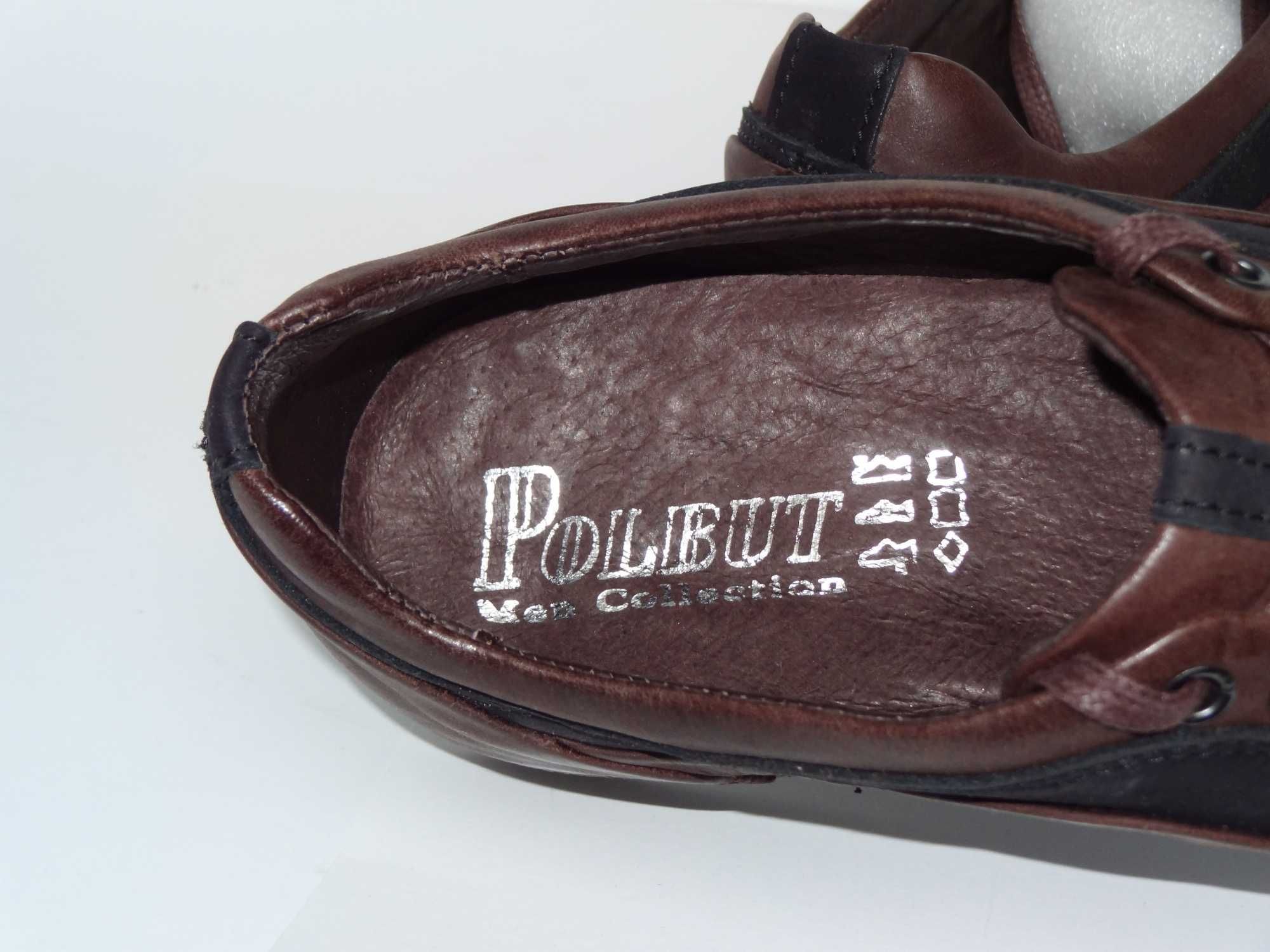 Buty męskie POLBUT / roz. 41 / skóra naturalna