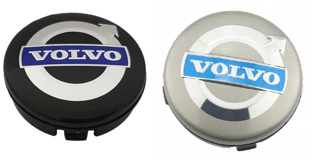 4x Dekielki Dekielek Do Alufelg VOLVO 64mm Kolor Czarny lub Srebrny