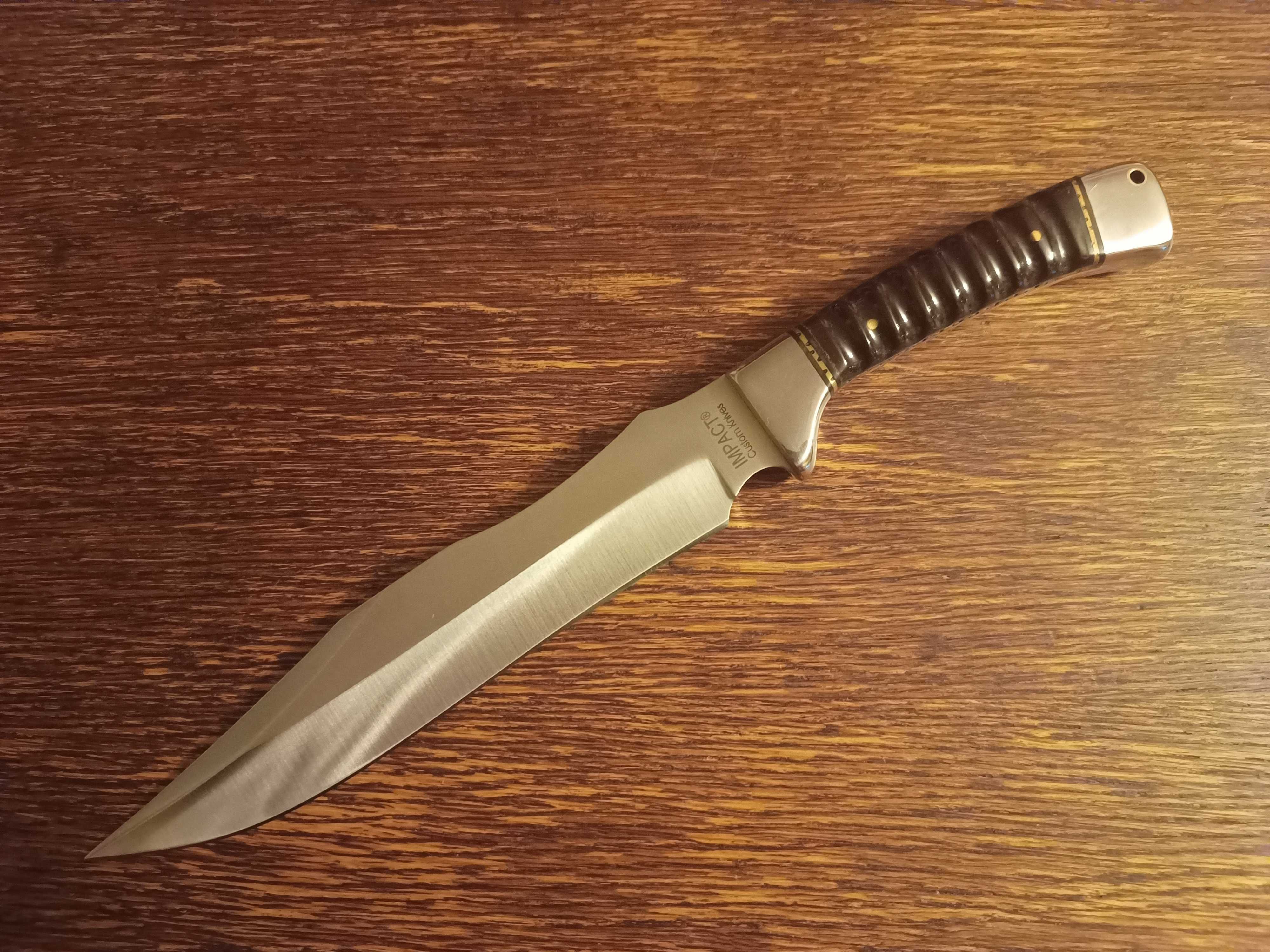 Nóż impact cutlery custom D2 bowie