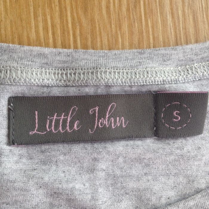 Sukienka ciążowa tiszertówka Little John szary melanż roz. S
