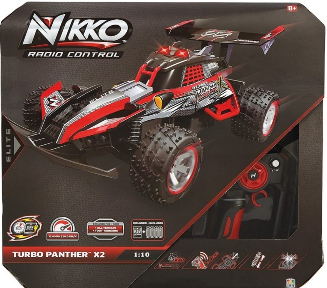 Nikko Samochod rc 1:10 turbo panther x2